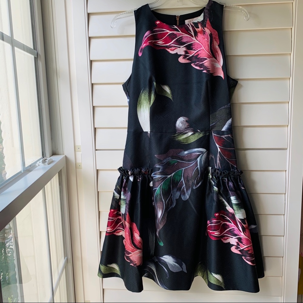 Ted Baker Dark Floral Dress